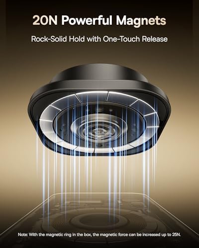 Baseus Mag Safe Car Mount: Advanced Dual Arm Magnetic Phone Holder for Seamless Navigation – Optimized for i Phone 16/15/14/13 Pro Max Plus – Sturdy Aluminum Construction for Ultimate Durability and Dashboard Versatility