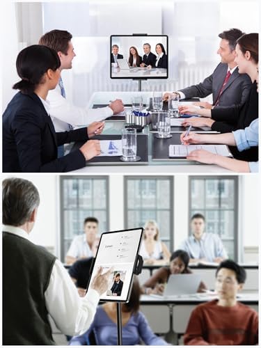 Ultimate Aluminum Alloy Tablet Tripod Stand with 360° Rotation and Adjustable Height – Versatile Holder for 7.9-11 Inch Devices, Ideal for Work, Streaming, and Presentations – Lightweight, Durable, and Portable i Pad Support for Enhanced Stability and Comfort