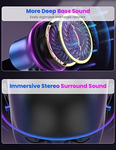 i Mangoo Magnetic Hi Fi Stereo Bass Wired Earbuds with MFi Certification – Premium Lightning Earphones for i Phone 14, 13 Pro Max, 12 Mini & More – Enhanced Audio Experience with Built-in Microphone & Volume Control – Stylish Purple Design for Everyday Comfort and Portability
