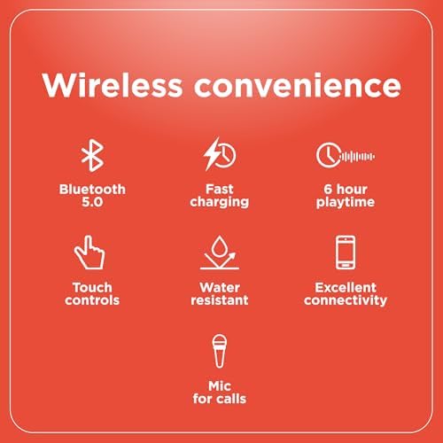 Discover the Ultimate Sound Revolution with High-Performance Bluetooth Noise-Cancelling Earbuds – Engineered for an Immersive Audio Journey with IPX5 Waterproof Protection, 20-Hour Extended Battery Life, and an Ergonomic, Comfortable Fit – Ideal for Music Aficionados and Active Lifestyles