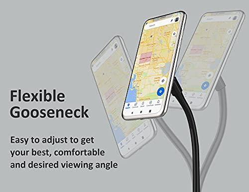 Dual Device Car Cup Holder Mount – Flexible Neck & 360° Rotatable Cradle for Enhanced Navigation – Universal Fit for i Phone, Samsung & GPS – Perfect for Hands-Free Convenience on the Road