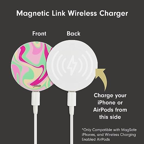 Sonix x Sanrio Hello Kitty & Care Bears Magnetic Mag Safe Charger for i Phone 12-16 Series | 6.5 ft USB-C Fast Wireless Charging Cable | Stylish, Playful, and Efficient Power Solution for Your Device