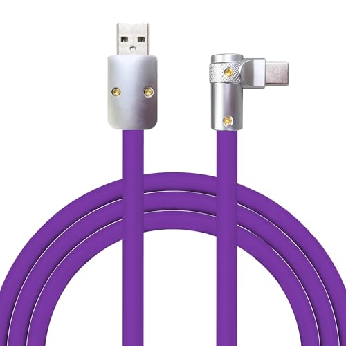 Transform Your Charging Routine with Chubbycable Flex Elbow Pro – 90-Degree USB-C Cable for Lightning-Fast 240 W Power Delivery, Durable Ultra-Thick Silicone Build, Perfect for Convenient Access in Tight Spaces, Ideal for Mobile Phones, Tablets, and Gaming Enthusiasts