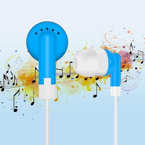 Vibrant 60-Pack Earbuds for Kids – Colorful Classroom Headphones in 6 Playful Shades for School, Travel & Home Learning – Lightweight, Durable Design with Superior Sound Quality for Tablets, Laptops & Smartphones – Foster Engagement and Fun in Educational Settings