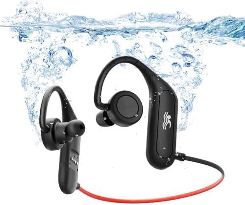 Revolutionize Your Fitness Routine with IPX8 Waterproof Bluetooth 5.4 Earbuds Featuring 32 GB MP3 Player – 18-Hour Playtime for Uninterrupted Motivation During Swimming, Cycling, and Workouts – Superior Sound Quality for Active Lifestyles