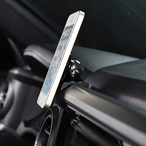 Magnetic Suction Car Phone Mount for Tacoma 2016-2022 – Hands-Free Dashboard & Vent Holder with Retractable Stand for Ultimate Accessibility and Safety in Black – Perfect Fit for Navigation and Calls