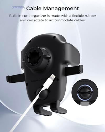 i Ottie Easy One Touch Signature CD Slot Car Phone Holder – Universal Smartphone Mount for i Phone, Google, Samsung, and More – Enhanced Stability, 360-Degree Viewing Angles, Quick One-Touch Access for Safe Driving