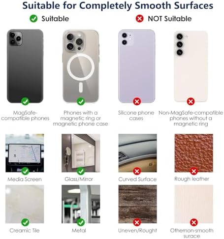 Revolutionary Electric Vacuum Suction Cup Phone Mount – 360° Adjustable Magnetic Holder for Cars, Gym, and More – Universal Compatibility for All Smartphones – Sleek Silver Design for Smooth Surfaces – Hands-Free Convenience and Enhanced Stability