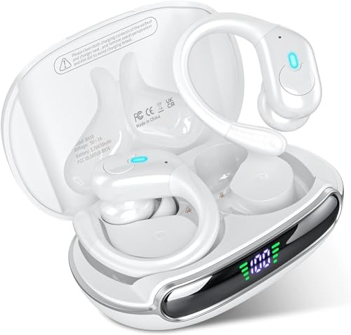 Unleash the Power of Sound with Next-Gen Bluetooth 5.3 Wireless Earbuds – Immerse Yourself in Hi-Fi Stereo Experience, 80-Hour Playtime with Innovative Dual LED Charging Case, Engineered for IPX7 Waterproof Resilience – Seamlessly Compatible with Android & i OS Devices for Ultimate Connectivity and Comfort