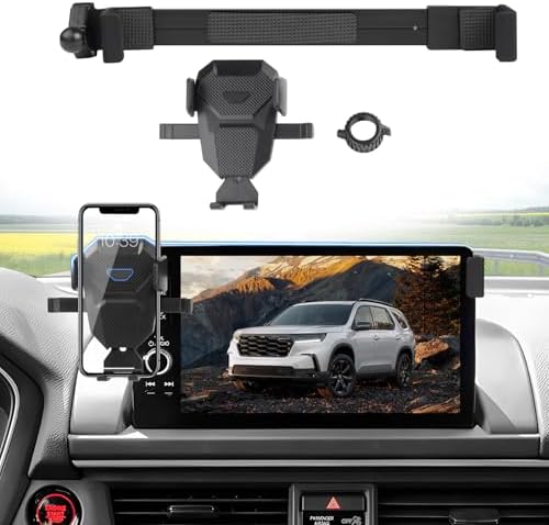Ultimate Car Phone Holder for 2023-2025 Honda Pilot – Adjustable Air Vent Mount for 9-Inch Screens, 360-Degree Rotation, Hands-Free Use, Enhanced Stability & Compatibility for Seamless Navigation and Communication