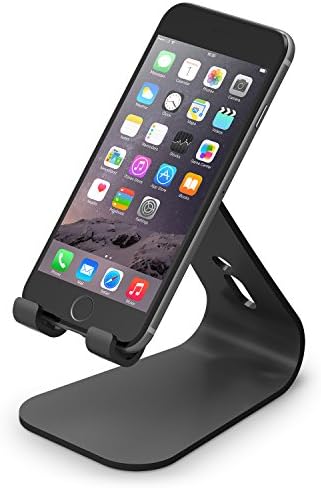 Enhance Your Smartphone Experience with the elago M2 Premium Aluminum Stand – Sleek Silver Ergonomic Design for Effortless Video Calls, Integrated Cable Management, and Universal Compatibility with i Phones and Galaxy Devices – Ideal for Streamlined Workspaces and Mobile Convenience