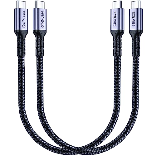 10 FT USB C 3.1 Gen 2 Cable – 2 Pack for High Speed 10 Gbps Data Transfer & 100 W Fast Charging, 4 K 60 Hz Video Output Compatible with Mac Book Pro, Galaxy S21, Thunderbolt 3 – Ultimate Connectivity Solution for Power Users