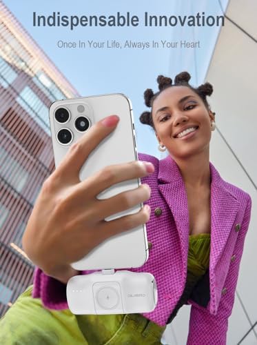 Travel Essentials Dual Mini Power Bank Set – 4500 m Ah Portable Charger for i Phone 14 & Apple Watch – Compact Fast Charging Solution in Sleek Black & White – Ideal Travel Accessory for On-the-Go Tech Users