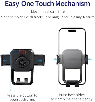 Precision-Fit Car Phone Holder for 2022-2025 Land Rover Defender & 2024-2025 Range Rover Evoque – Effortlessly Secure Your 11.4-Inch Screen Device with Innovative Clip Design for Enhanced Navigation – Essential Smartphone Mounting Solution with Universal Compatibility and Stylish Integration for Superior Driving Experience