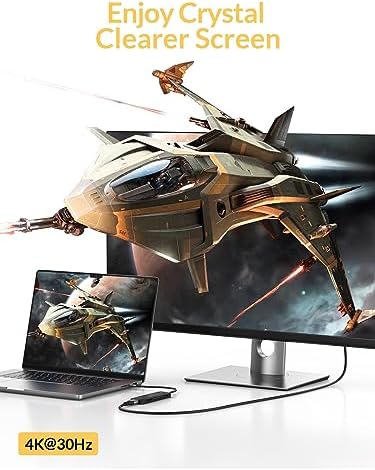 Transform Your Connectivity with the Ultimate 6 in 1 USB C Hub – 100 W Power Delivery, 4 K HDMI, Ethernet, and Dual USB 3.0 Ports for Unmatched Speed and Versatility – Perfect for Gamers, Professionals, and On-the-Go Users!