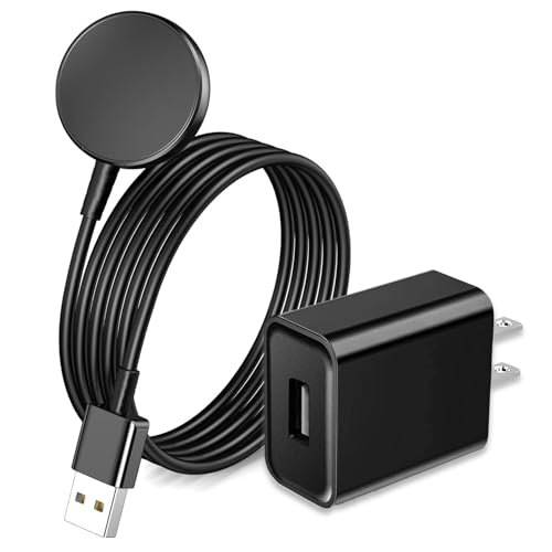 Magnetic Wireless Fast Charger for Samsung Galaxy Smartwatches – High-Speed 3.3 FT Charging Cable for Models 7/6/5/4/Active, Secure Wall Charger for Enhanced Performance and Portability, Ideal Galaxy Watch Accessory for Seamless Power Supply