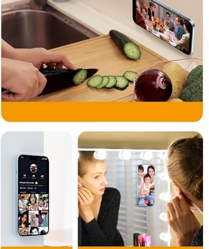 SALEX Mag Safe-Compatible Phone Mount Duo – Versatile Magnetic Holders for Dashboard, Wall, Fridge, or Truck – Ideal for i Phone 15, 14 Plus, 13 Pro Max, 12 Mini – Sleek Design with Enhanced Magnetic Strength for Ultimate Convenience and Safety – Effortless Installation for Hands-Free Navigation and Multitasking