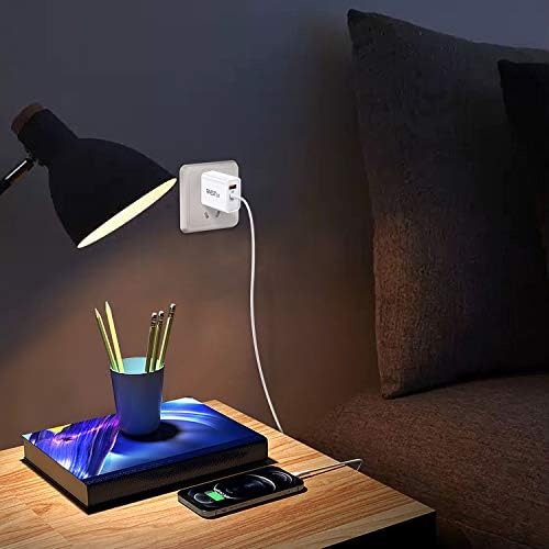 i Seeker Kit: 20 W Fast Charging Block for Apple Watch & Devices – Portable Dual Port USB C Wall Adapter for i Phone, Samsung, Android Tablets – Ultimate Charging Solution for Travel & Efficiency