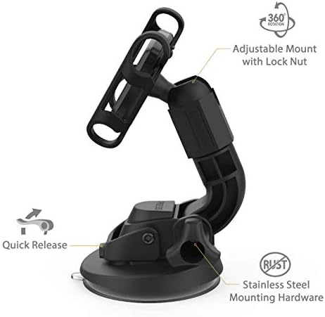 Powerful SCOSCHE PSM11023 Terra Clamp Magic Mount – Heavy-Duty Suction Cup for Secure Smartphone Navigation and Enhanced Compatibility