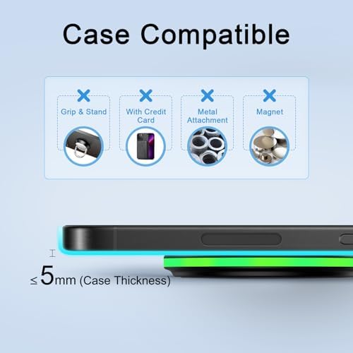 15 W Fast Wireless Charger Pad for Google Pixel & Samsung Galaxy Devices – High-Efficiency Charging Station with QC Adapter for Optimal Performance – Compatible with Pixel 9, 8, 7, Galaxy S25, S24, S23, S22, S21, and i Phone 16 Series – Enhanced Safety Features & Case-Friendly Design – Ideal for Home or Office Use – Experience 1.8 X Faster Charging Speed with Smart Chip Protection – Sleek, Portable, and Reliable for All Your Charging Needs – Includes 18 W QC3.0 Wall Adapter and Type-C Charging Cable for Immediate Use – Say Goodbye to Cords with This Versatile Wireless Charging Solution