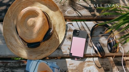 Magnetic Ultra-Slim 5000 m Ah Power Bank with Integrated USB-C Cable – Lightweight Travel Charger for i Phone 15 & Android Devices, TSA Compliant, Effortless Charging with Adhesive Magnet for Ultimate Convenience