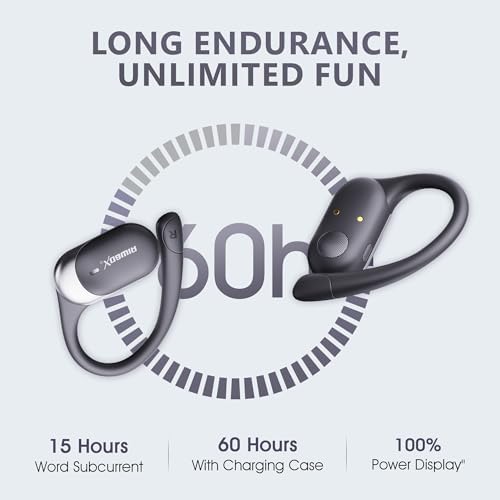Riwbox Advanced Noise Cancelling Wireless Earbuds with Integrated Translation – 60-Hour Endurance, Bluetooth 5.4 for Superior Connectivity, Ergonomically Designed for Professionals and Travelers (Black) – Elevate Your Audio Experience Without Subscription Hassles