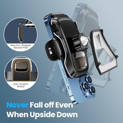 ELOHEI Custom Phone Mount for Volkswagen Golf 8 MK8 R GTI (2020-2024) – Ultimate Car Phone Holder for Enhanced Driving Experience, Quick-Release Design, 360-Degree Rotation, and Exceptional Compatibility with All Smartphone Sizes – Essential VW Golf Accessory for Navigation and Hands-Free Use