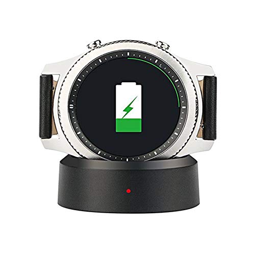 Fast Charging 2-Pack Docking Station for Samsung Gear S3 – Threeeggs Compatible Replacement Charger for Classic & Frontier Models – Enhanced Efficiency & Portability for Smartwatch Charging Solutions