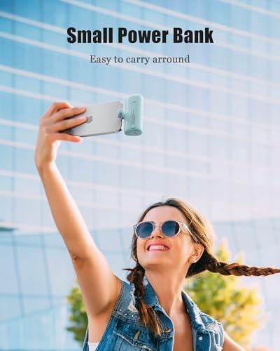 Ultra-Compact 5000 m Ah Mini Power Bank – 20 W Fast Charging Portable Charger for i Phone & Android – Lightweight Travel Essential with PD Compatibility & Smart Protection – Perfect for Short Trips, Camping, and Everyday Use