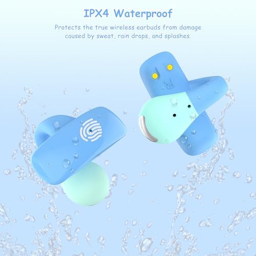 BANIGIPA Kids Bluetooth 5.4 Open Ear True Wireless Earbuds – Ultra-Lightweight Headphones with Safe 85 d B Volume Control for Young Listeners – Perfectly Designed for School, Travel & Clear Communication with Built-in Mic