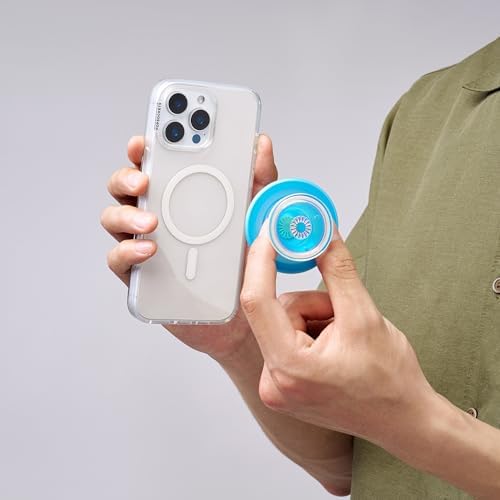 Mag Safe Pop Grip and Stand – Premium Magnetic Phone Accessory for i Phone – Customizable and Swappable Design for Optimal Grip and Hands-Free Convenience – Compatible with Wireless Charging, Elegant Black Finish for Enhanced Mobile Experience