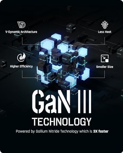 VOLTME 75 W Ga N USB C Charging Station – 5-Port Fast Charger for i Phone 15, Galaxy S23 Ultra, Mac Book Pro & More – High-Speed Multi-Device Power Hub with Enhanced Safety Features and Compact Desktop Design for Ultimate Convenience