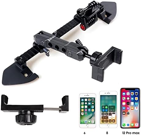 BESTAOO Dash Mount Phone Holder for 2018+ Jeep Wrangler JL & 2020+ Gladiator JT & 2021 Ford Bronco – Innovative Single Ball Design for Picatinny Rail Compatibility, Secure and Adjustable Phone Mount for Enhanced Driving Safety and Convenience