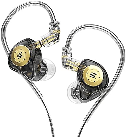 KZ EDX PRO IEM Earphones – Premium 10 mm Dual Magnetic Dynamic Driver Wired Earbuds with Removable C Pin Cable and Built-in Mic in Stylish Cyan – Immerse Yourself in High-Fidelity Sound Quality and Ergonomic Comfort for Every Listening Occasion