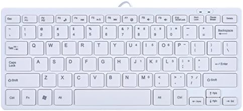 Compact I Focus Mini 78 Keys Wired Keyboard with Protective Cover – Versatile USB Keypad for Laptops & Desktops, Compatible with Windows & Mac, Ergonomic Design for Enhanced Productivity and Comfort
