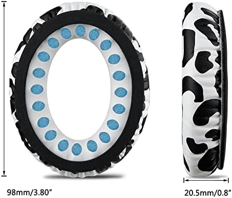 Ultimate Comfort Earpads for Bose QC35 & QC35 II – Luxurious Leather Design with Superior Noise Isolation Foam and Enhanced Thickness for Optimal Listening – Stylish Grey Replacement Cushions to Revitalize Your Headphones