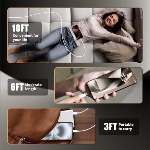 Experience lightning-fast power with the i Phone 16, 15 Pro Max 30 W USB-C Charger Block – the ultimate fast charging solution for your devices. This advanced charger is engineered for efficiency, delivering rapid power-ups to your i Phone 16, 16 Pro Max, 15, 15 Pro Max, 15 Plus, i Pad, and Galaxy S24. Equipped with versatile 3, 6, and 10 FT Type C cables, this charger adapts to your lifestyle, providing the flexibility you need while keeping your devices charged. Enjoy enhanced compatibility with a wide range of electronics, ensuring a seamless charging experience across your tech ecosystem. Constructed from premium materials, this durable charger withstands everyday use, making it an essential companion for your charging routine. Say goodbye to long charging times and embrace the reliability of our fast charging capabilities—stay connected and powered anywhere, anytime with this indispensable accessory. Perfect for home, office, or travel, this charger elevates your power management experience to new heights.