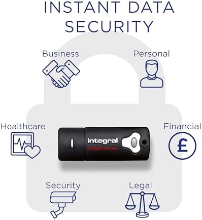 Secure Your Data with the 8 GB Crypto-140-2 USB Flash Drive – FIPS 140-2 Certified, 256-Bit Hardware Encryption, and Waterproof Design for Ultimate Protection – Fast USB 3.0 Transfers and Brute-Force Password Defense for Professionals on the Go