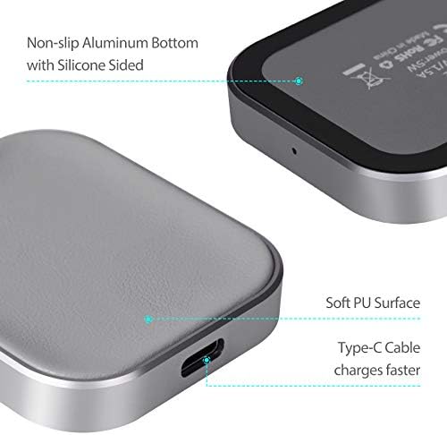 Premium Wireless Charging Station for Air Pods Pro & Compatible Models – Fast, Compact Power Hub with Overheat Protection – Sleek White Design for On-the-Go Convenience – Ideal for Travelers and Home Use – No Air Pods Included