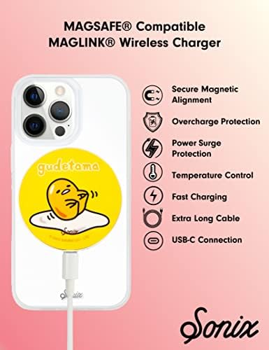 Sonix x Sanrio Hello Kitty & Care Bears Magnetic Mag Safe Charger for i Phone 12-16 Series | 6.5 ft USB-C Fast Wireless Charging Cable | Stylish, Playful, and Efficient Power Solution for Your Device