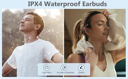 Revolutionary Flat-Fit Wireless Sleep Earbuds for Side Sleepers – Exceptional Comfort Meets Long Battery Life & Water-Resistant Durability for Uninterrupted Sound During Sleep, Sports, and Running (Black) – Perfect for Relaxation and Active Lifestyles