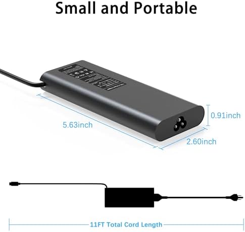 Ultra-Fast 130 W USB-C Charger for Dell XPS & Precision Laptops – Lightweight Power Adapter with Advanced Safety Features for Effortless Travel & Reliable Performance