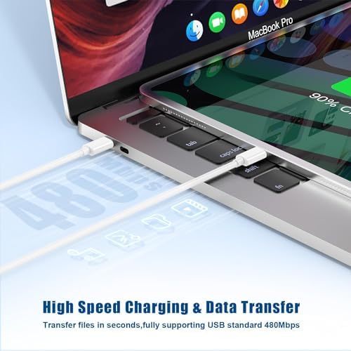 Elevate Your Charging Game with the i Phone 16 Charger Set: 6 ft Type C to C Cable & 3 USB-C Fast Charging Blocks for i Phone 16 Pro Max, 16, 15, 15 Plus, Air Pods Max 2 (2024) & Air Pods Pro 2 nd Gen – Maximum Speed & Compatibility for Effortless Power Anytime, Anywhere