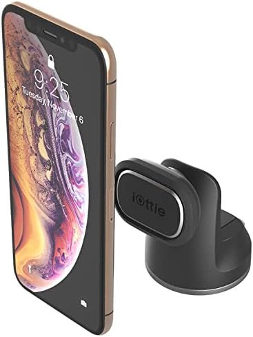 i Ottie i Tap 3 Magnetic Dashboard Smartphone Holder – Universal Car Mount for i Phone & Android with Mag Safe Support, Effortless One-Hand Operation, Quick Adhesive Setup for Secure and Safe Driving