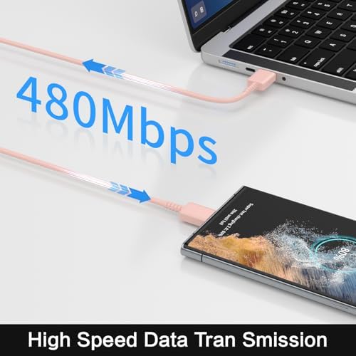 Lightning-Fast 25 W USB-C Charger Duo with 6 ft Cables | Superior Quick Charge for Galaxy S23 Ultra & i Phone 15 Series | Ultra-Portable Design for Home, Office, Travel | Robust Build with Optimized Power Delivery Efficiency