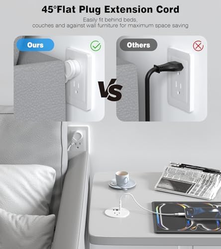 Upgrade Your Workspace with 2-Pack Desk Grommet Power Outlet – 2.5-Inch Recessed Power Solution Featuring 20 W Fast Charging USB-C Port for Effortless Device Connectivity in Conference Rooms and Office Furniture – ETL Listed for Optimal Safety and Performance
