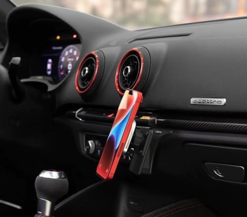 Transform Your Driving Experience with the Scosche MP2 FM-XCES0 Magic Mount Pro2 – Universal Flush Magnetic Car Mount Compatible with Mag Safe, i Phones, Galaxy, Pixel & All Smartphones – Effortless Hands-Free Access and Enhanced Stability for Safe Navigation