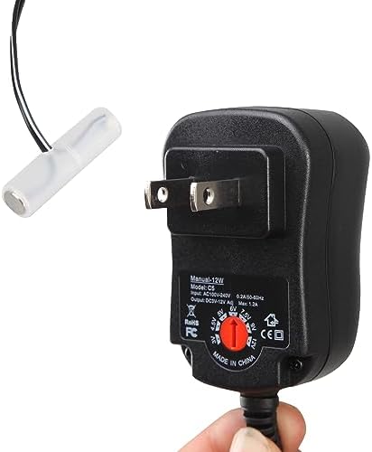Universal Adjustable AC Power Supply Adapter: The Ultimate AAA Battery Replacement Solution for Toys and Electronics with Voltage Control and Fast Charging Features