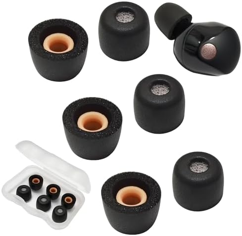 Experience Unmatched Comfort and Sound Quality with Premium Memory Foam Ear Tips for Sony WF-1000 XM5 & XM4 – Extra Small Black Replacement Set (3 Pairs) for Superior Noise Isolation and Secure Fit – Elevate Your Audio Experience with Custom-Fit Earbud Accessories Designed for Audiophiles and Casual Listeners Alike – Enhance Your Listening Journey Today!