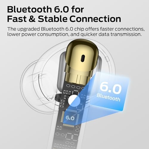 Monster N-Lite 211 Bluetooth 6.0 Waterproof Wireless Earbuds – Cutting-Edge Noise-Cancelling Headphones with LED Battery Indicator and Ergonomic Sports Fit for Unmatched Sound Clarity and Connectivity